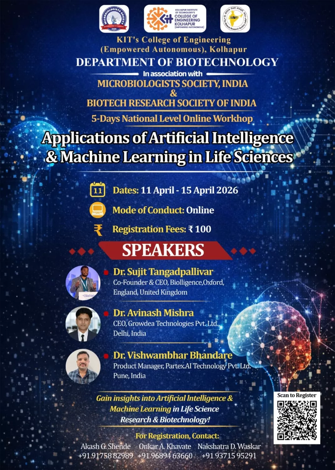 Applications of Artificial Intelligence & Machine Learning in Life Sciences
