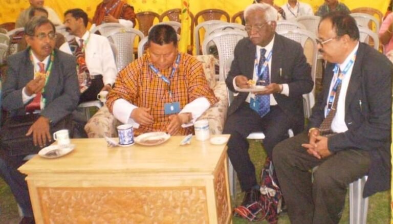 International Conference at Bhutan along with Dr. A. M. Deshmukh , High Commissioner of Bhutan and Dr. S. H. Pawar, Ex. Vice Chancellor.